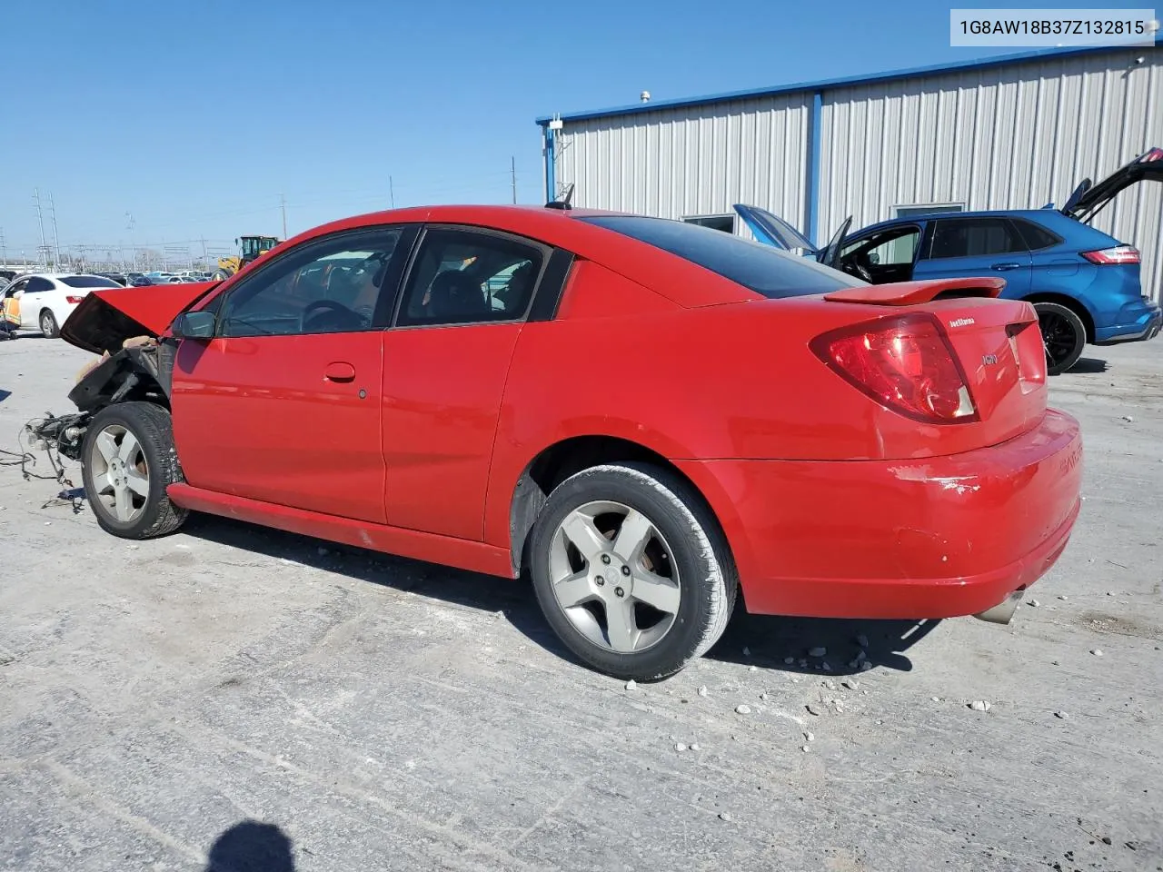 2007 Saturn Ion Level 3 VIN: 1G8AW18B37Z132815 Lot: 46706984