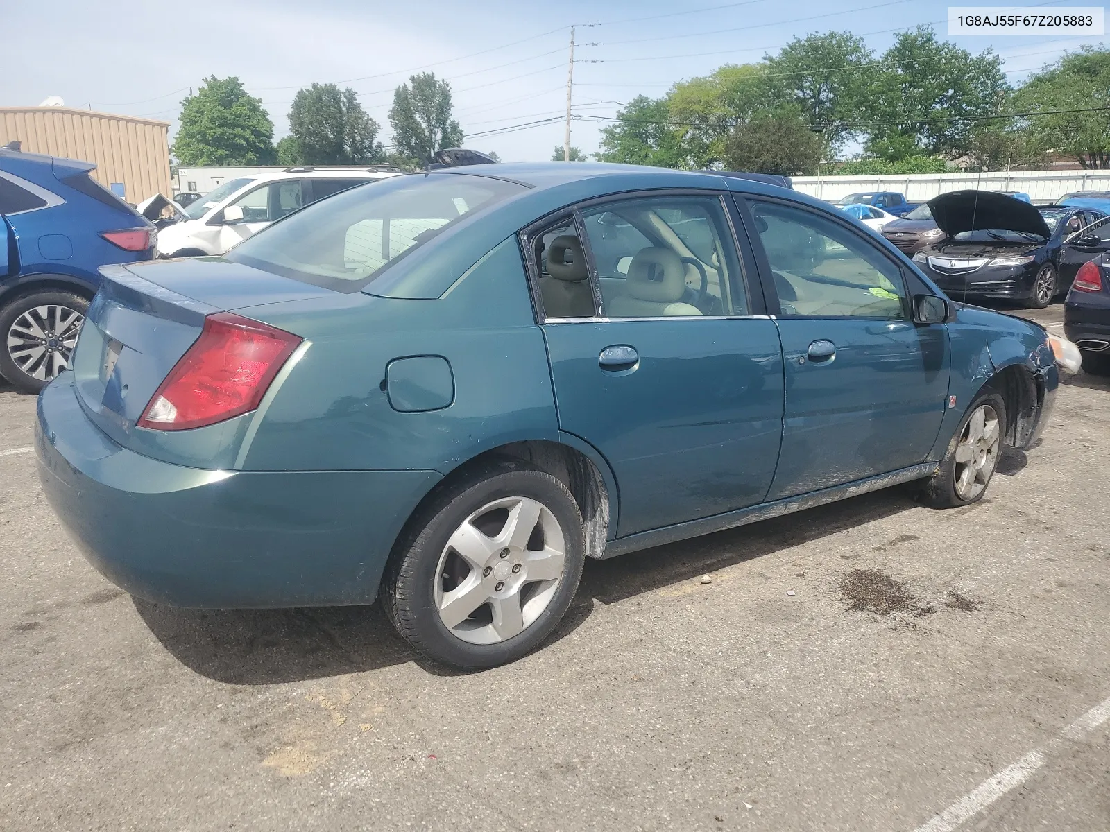 2007 Saturn Ion Level 2 VIN: 1G8AJ55F67Z205883 Lot: 53663724