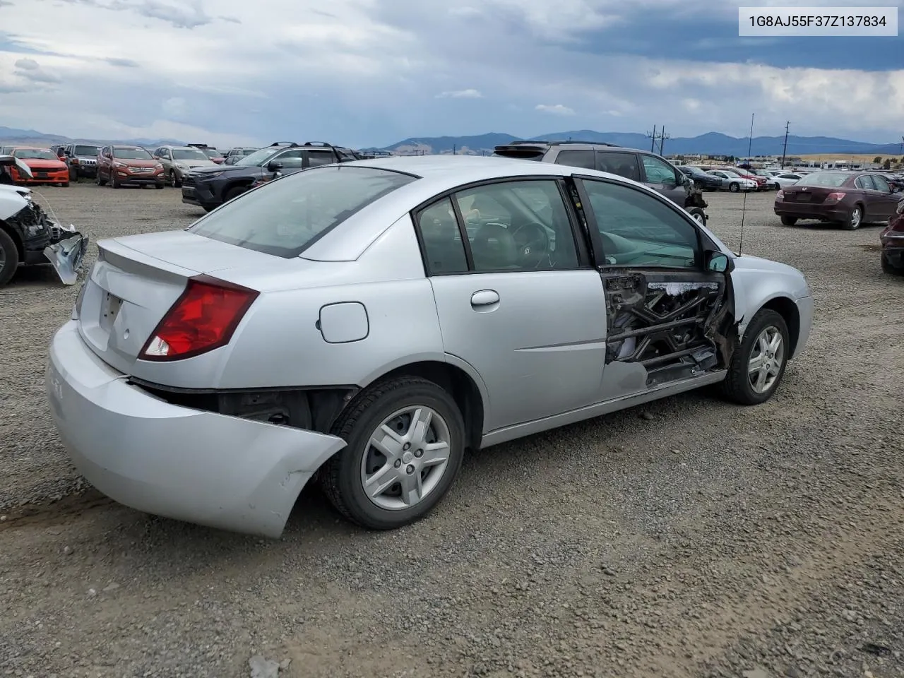 1G8AJ55F37Z137834 2007 Saturn Ion Level 2