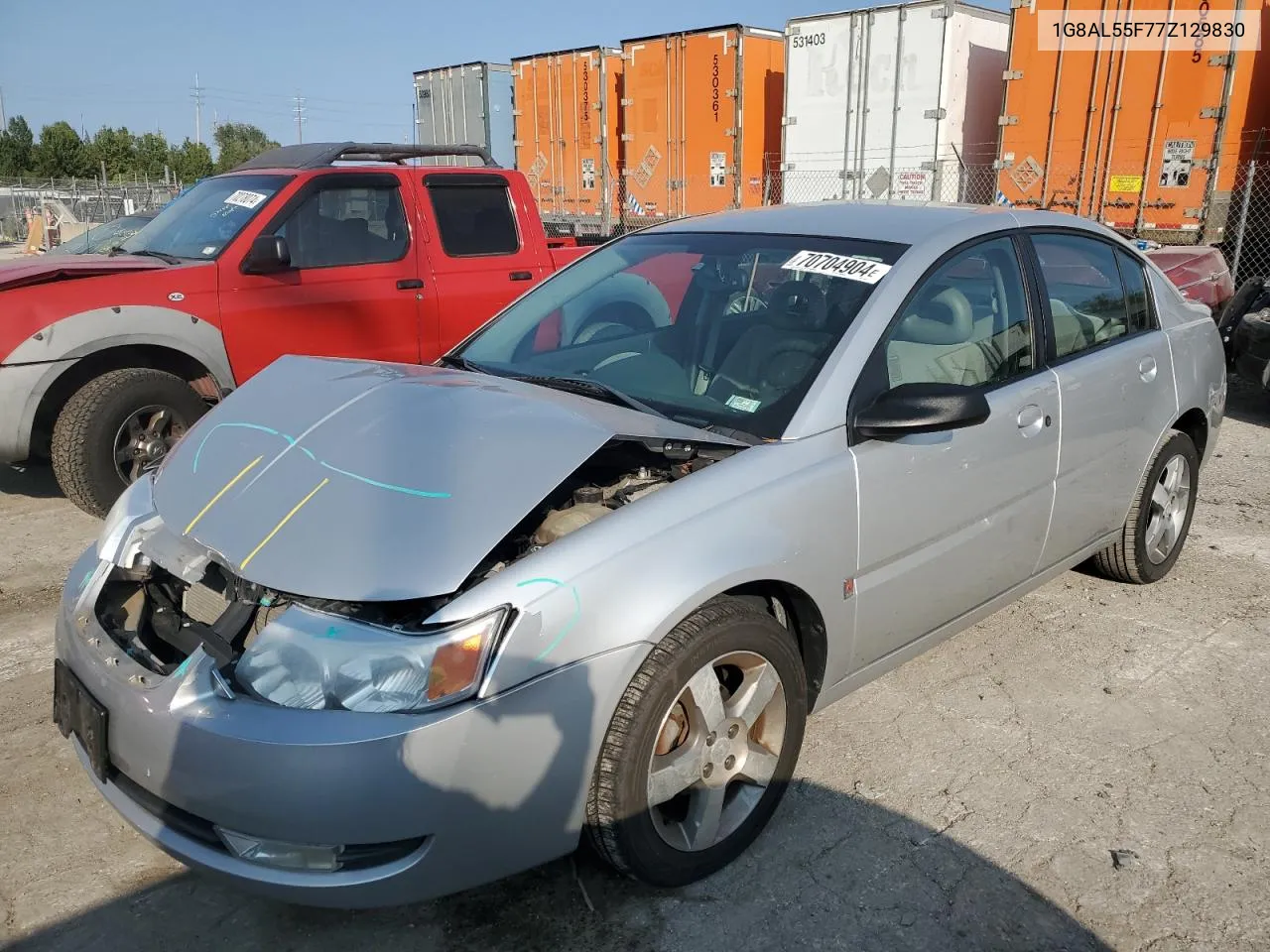 2007 Saturn Ion Level 3 VIN: 1G8AL55F77Z129830 Lot: 70704904