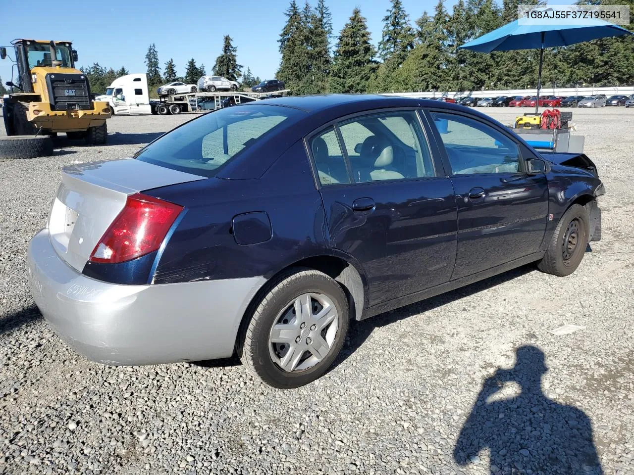 2007 Saturn Ion Level 2 VIN: 1G8AJ55F37Z195541 Lot: 71754534