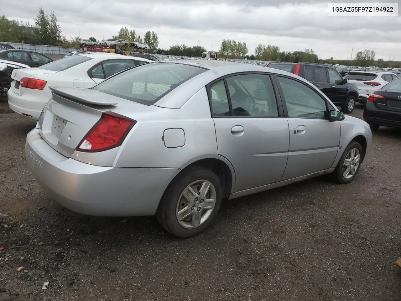 2007 Saturn Ion Level 2 VIN: 1G8AZ55F97Z194922 Lot: 72640214