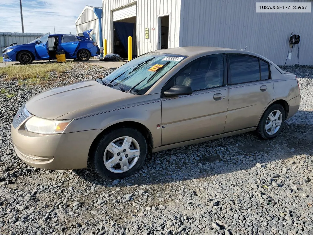 2007 Saturn Ion Level 2 VIN: 1G8AJ55F17Z135967 Lot: 73835074