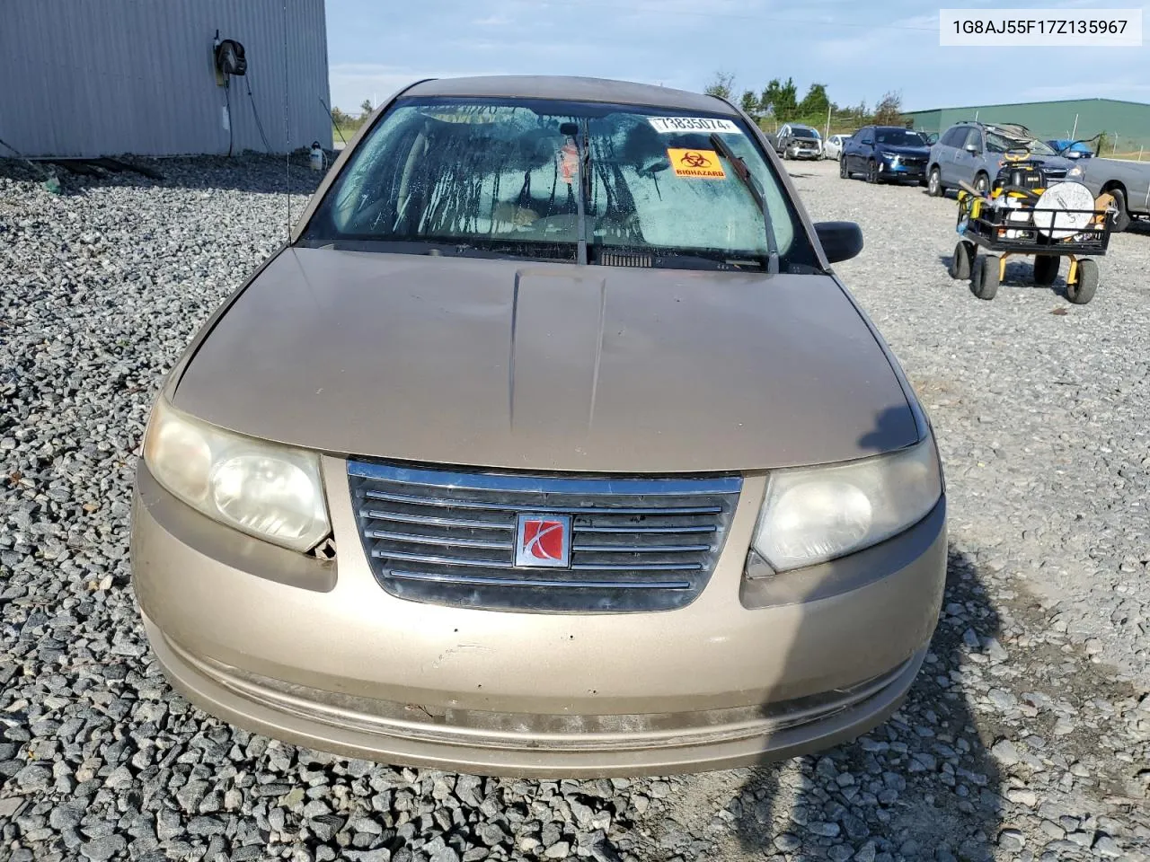 2007 Saturn Ion Level 2 VIN: 1G8AJ55F17Z135967 Lot: 73835074