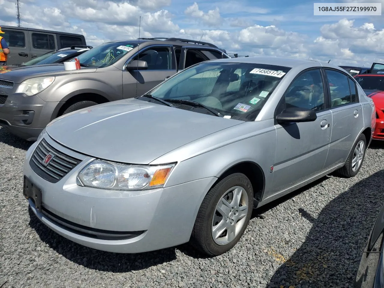 2007 Saturn Ion Level 2 VIN: 1G8AJ55F27Z199970 Lot: 74585174