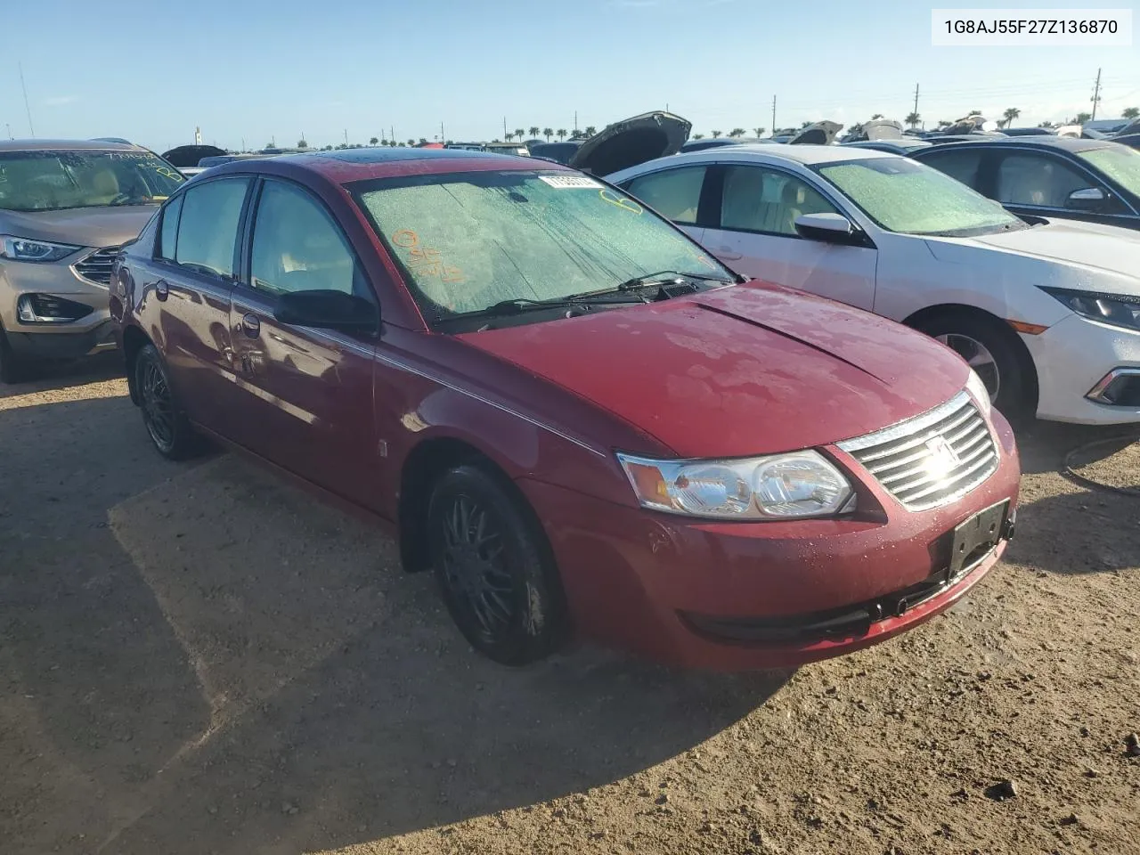 2007 Saturn Ion Level 2 VIN: 1G8AJ55F27Z136870 Lot: 77535774