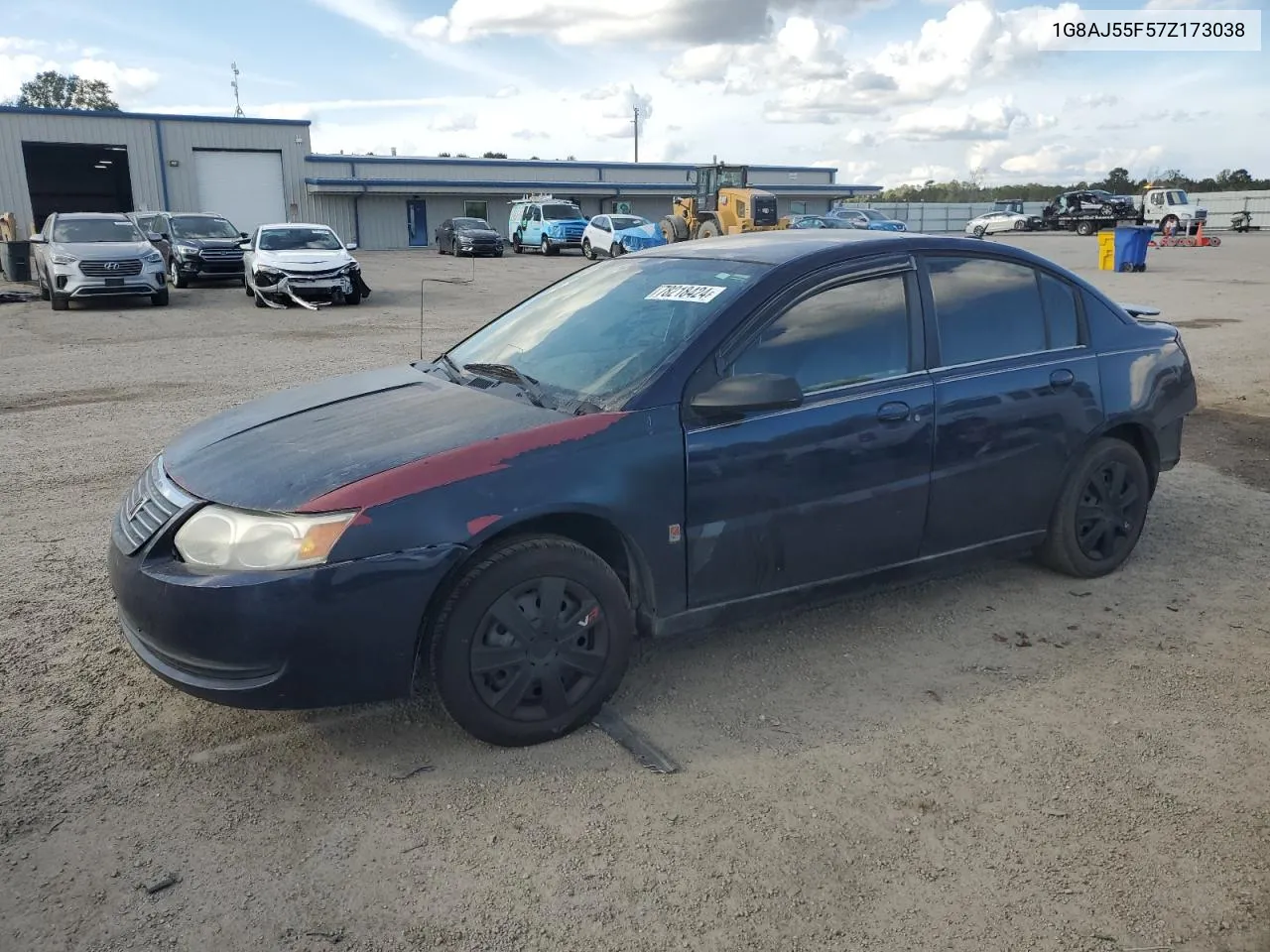 2007 Saturn Ion Level 2 VIN: 1G8AJ55F57Z173038 Lot: 78218424