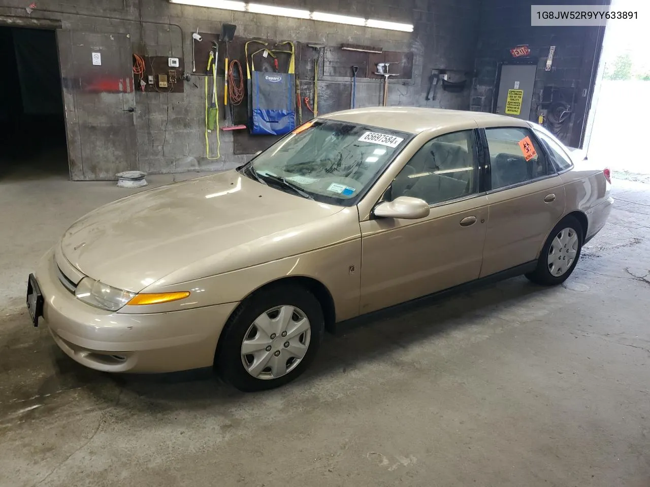 2000 Saturn Ls2 VIN: 1G8JW52R9YY633891 Lot: 65697584