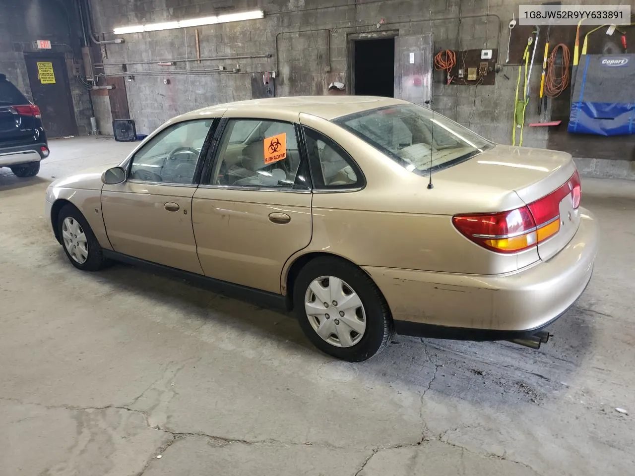 2000 Saturn Ls2 VIN: 1G8JW52R9YY633891 Lot: 65697584