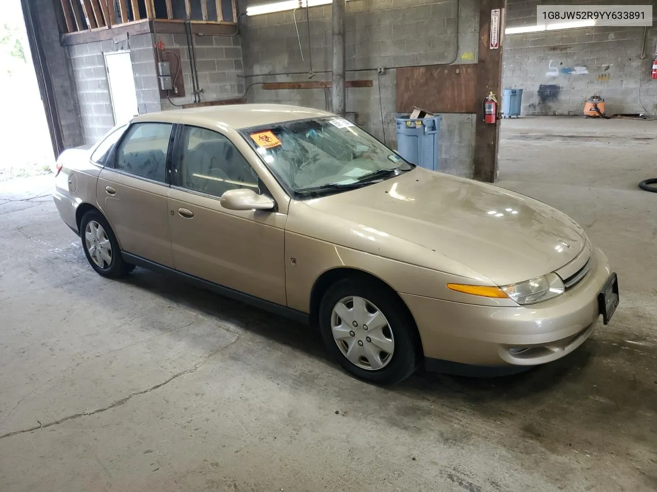 2000 Saturn Ls2 VIN: 1G8JW52R9YY633891 Lot: 65697584