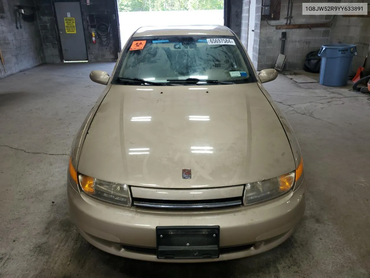 2000 Saturn Ls2 VIN: 1G8JW52R9YY633891 Lot: 65697584