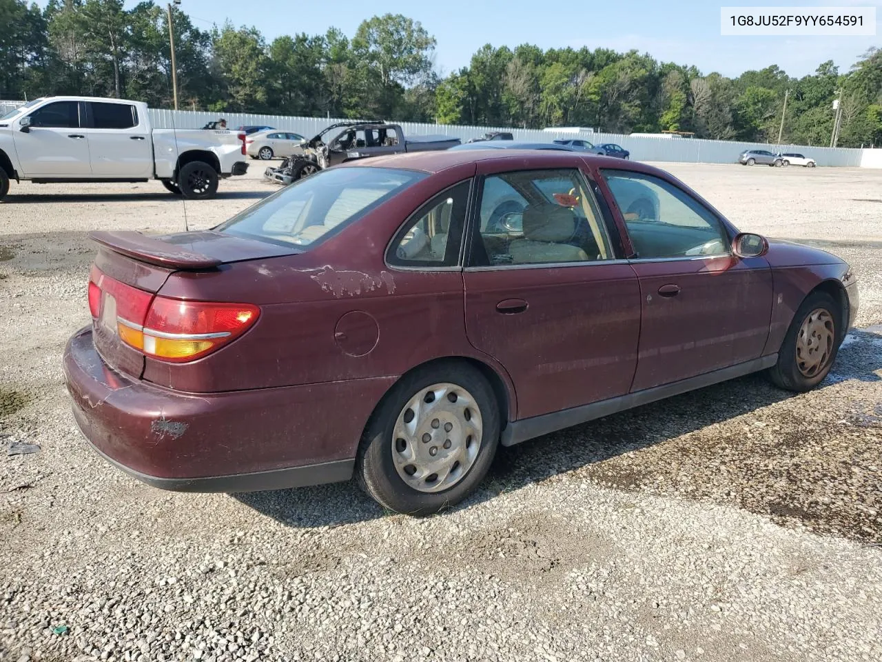 2000 Saturn Ls1 VIN: 1G8JU52F9YY654591 Lot: 65809404