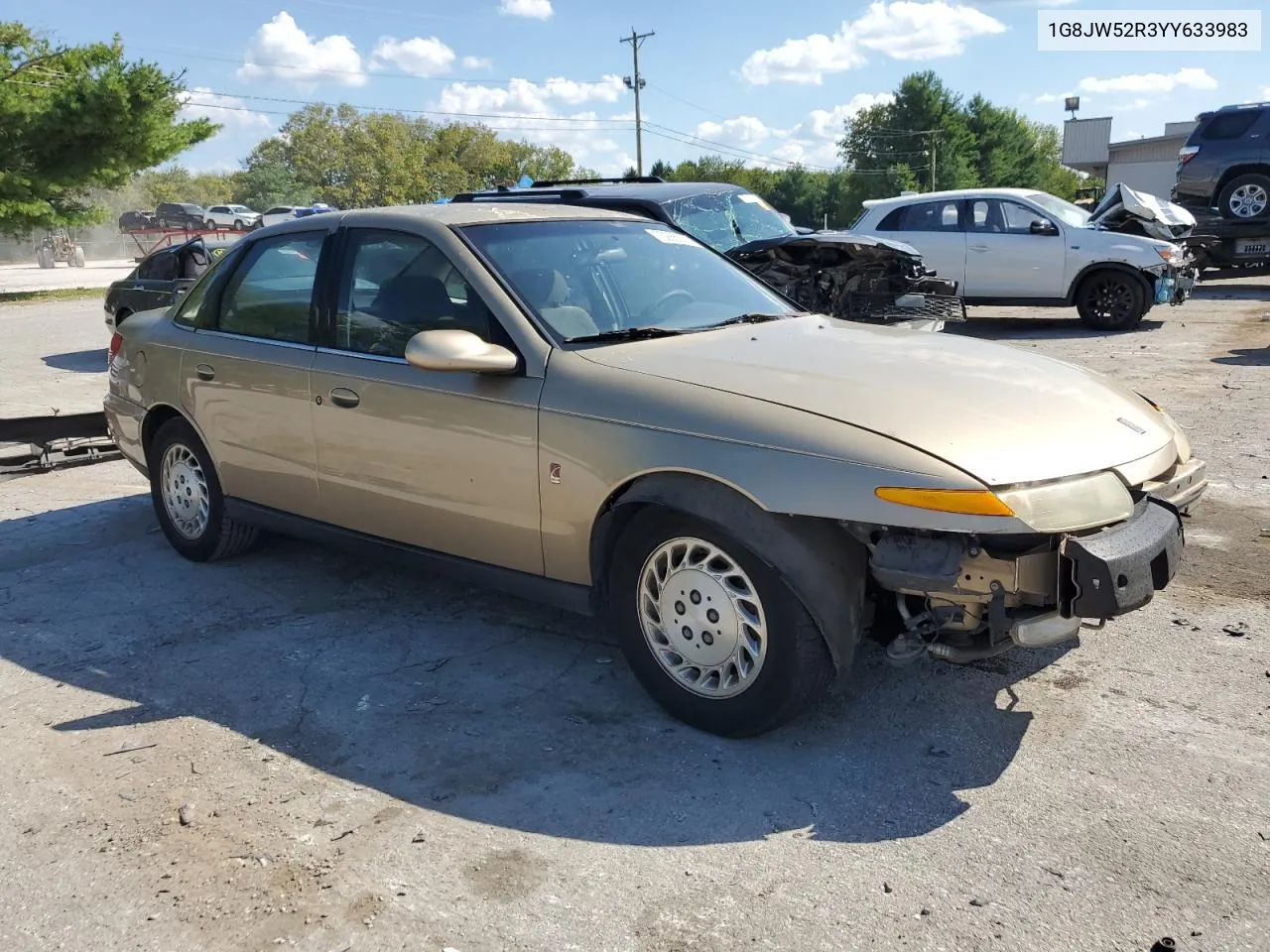 2000 Saturn Ls2 VIN: 1G8JW52R3YY633983 Lot: 70286574