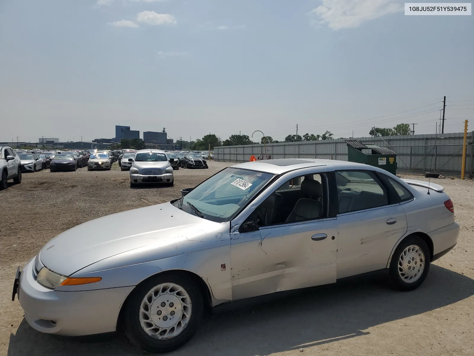 2001 Saturn L200 VIN: 1G8JU52F51Y539475 Lot: 61812964