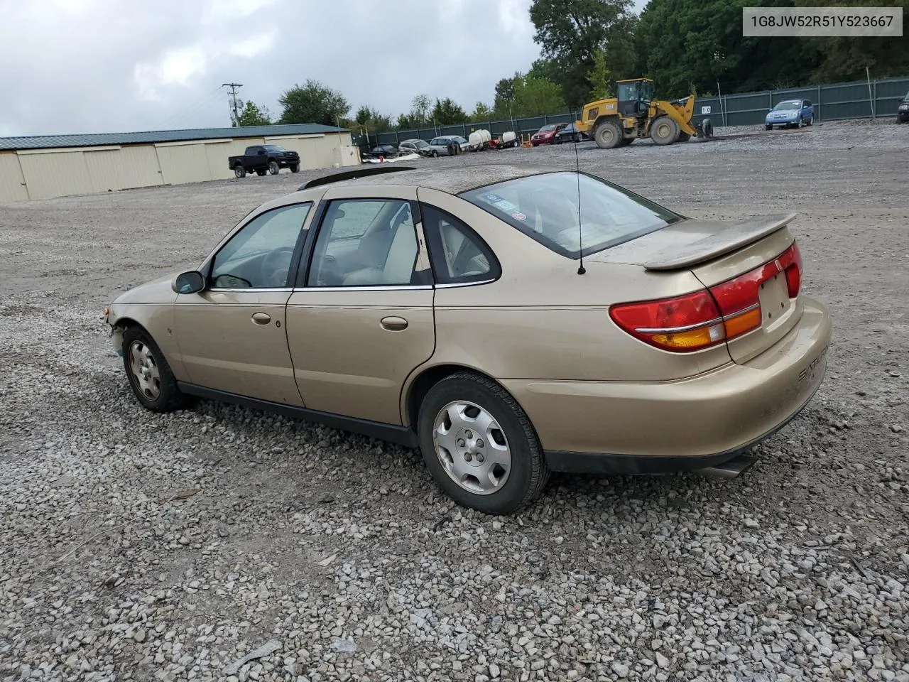 2001 Saturn L300 VIN: 1G8JW52R51Y523667 Lot: 72062224