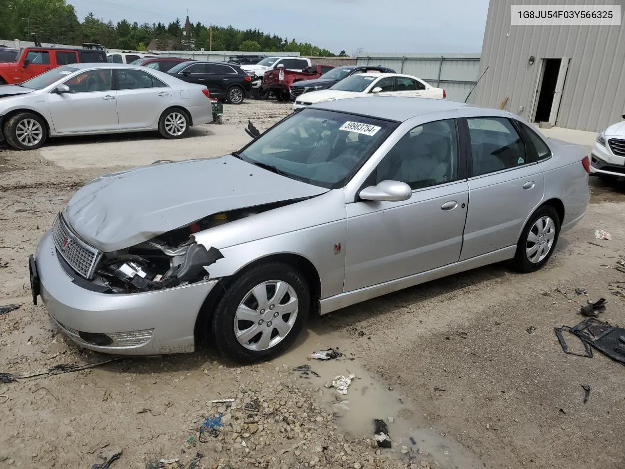 2003 Saturn L200 VIN: 1G8JU54F03Y566325 Lot: 59983754