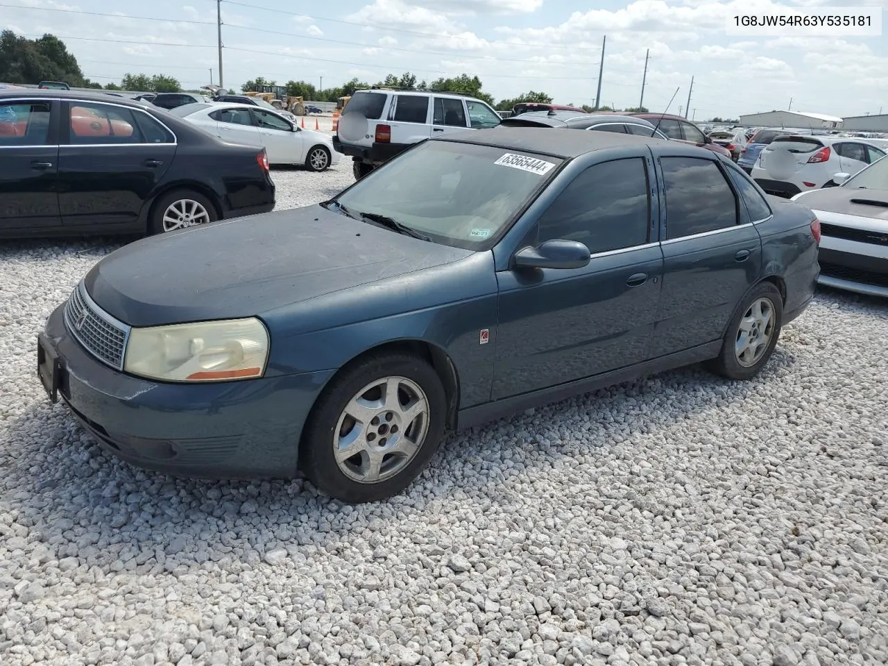 2003 Saturn L300 VIN: 1G8JW54R63Y535181 Lot: 63565444