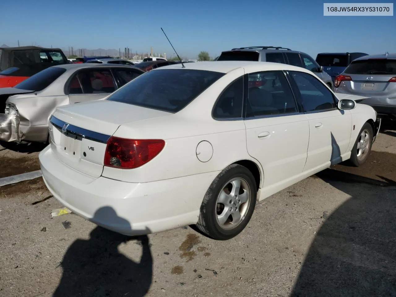 2003 Saturn L300 VIN: 1G8JW54RX3Y531070 Lot: 74133354