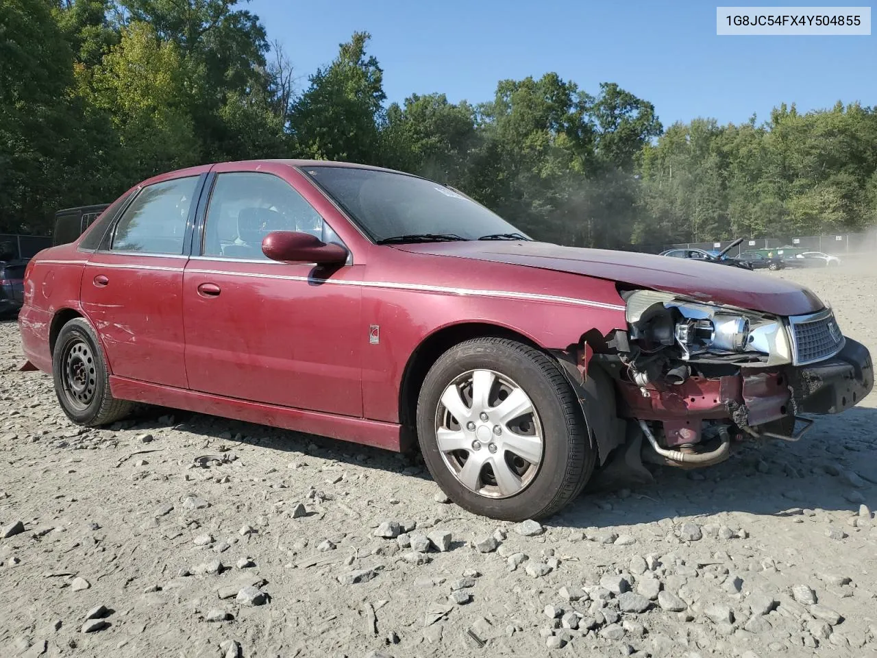 2004 Saturn L300 Level 1 VIN: 1G8JC54FX4Y504855 Lot: 70846524