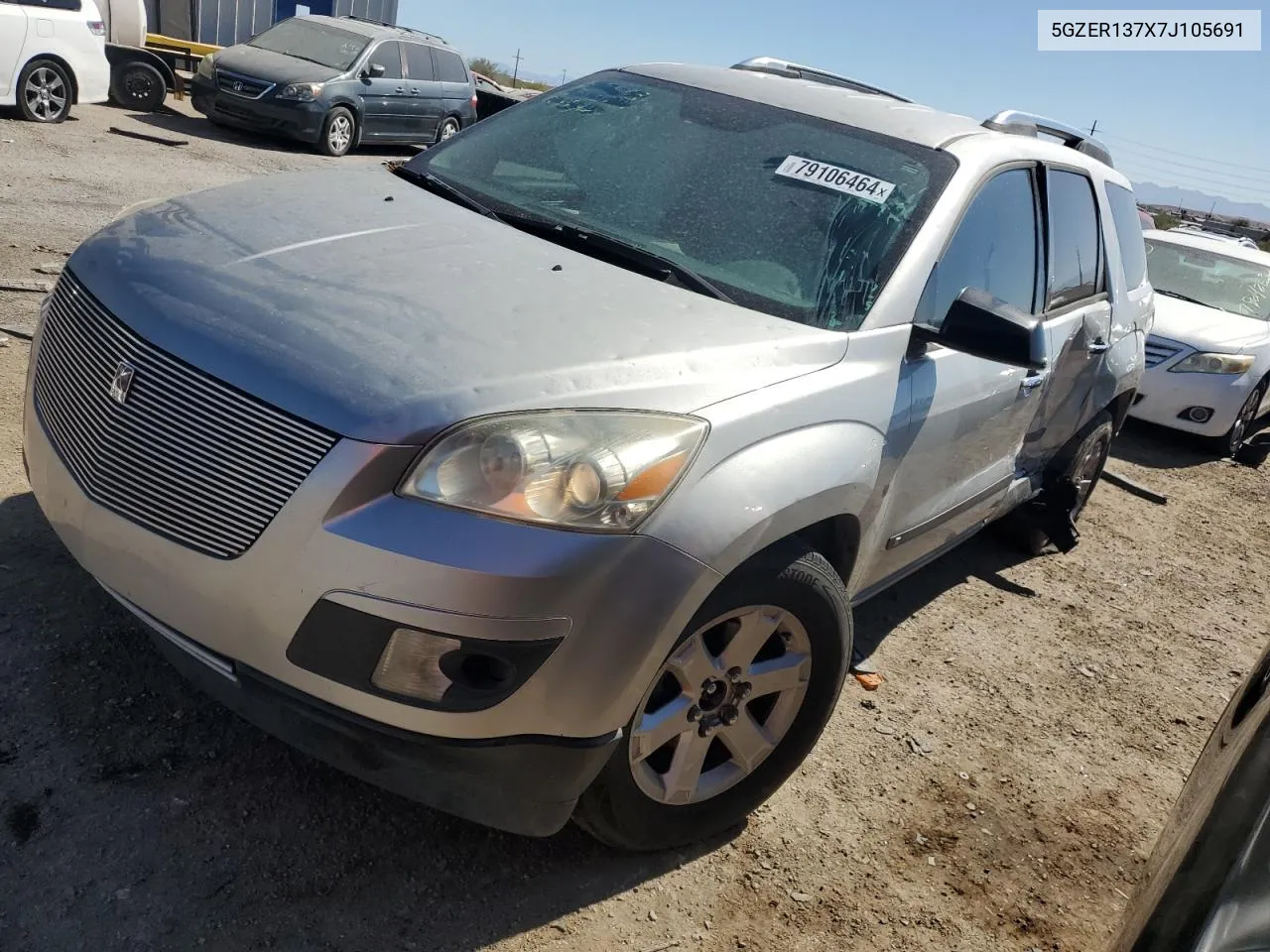 2007 Saturn Outlook Xe VIN: 5GZER137X7J105691 Lot: 79106464