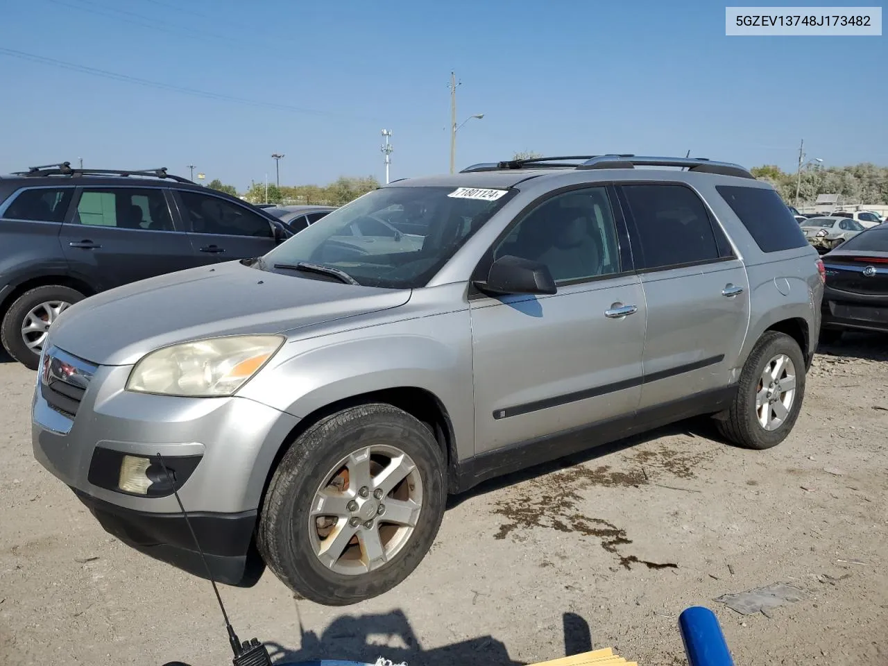 2008 Saturn Outlook Xe VIN: 5GZEV13748J173482 Lot: 71801124