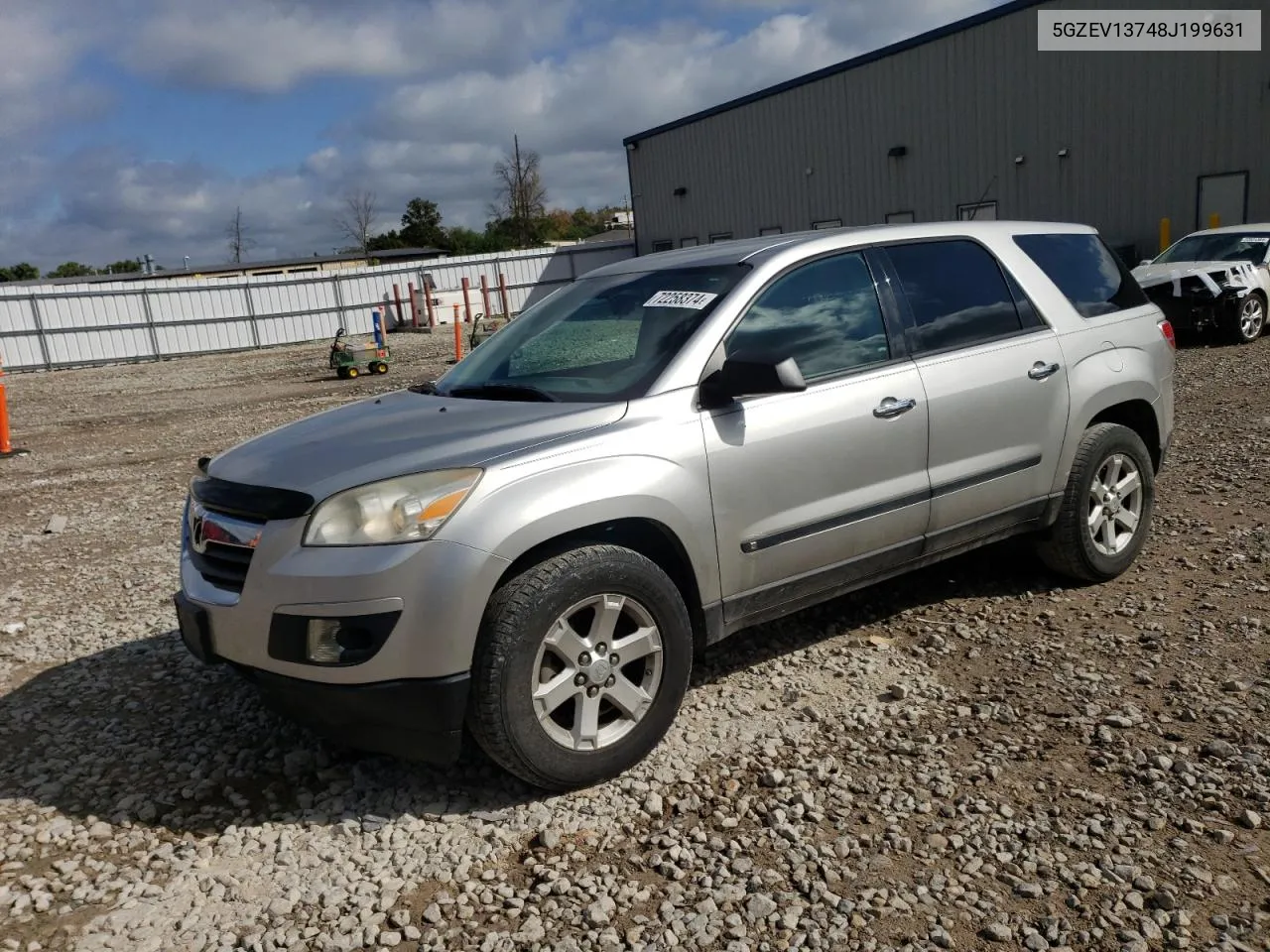 2008 Saturn Outlook Xe VIN: 5GZEV13748J199631 Lot: 72258374