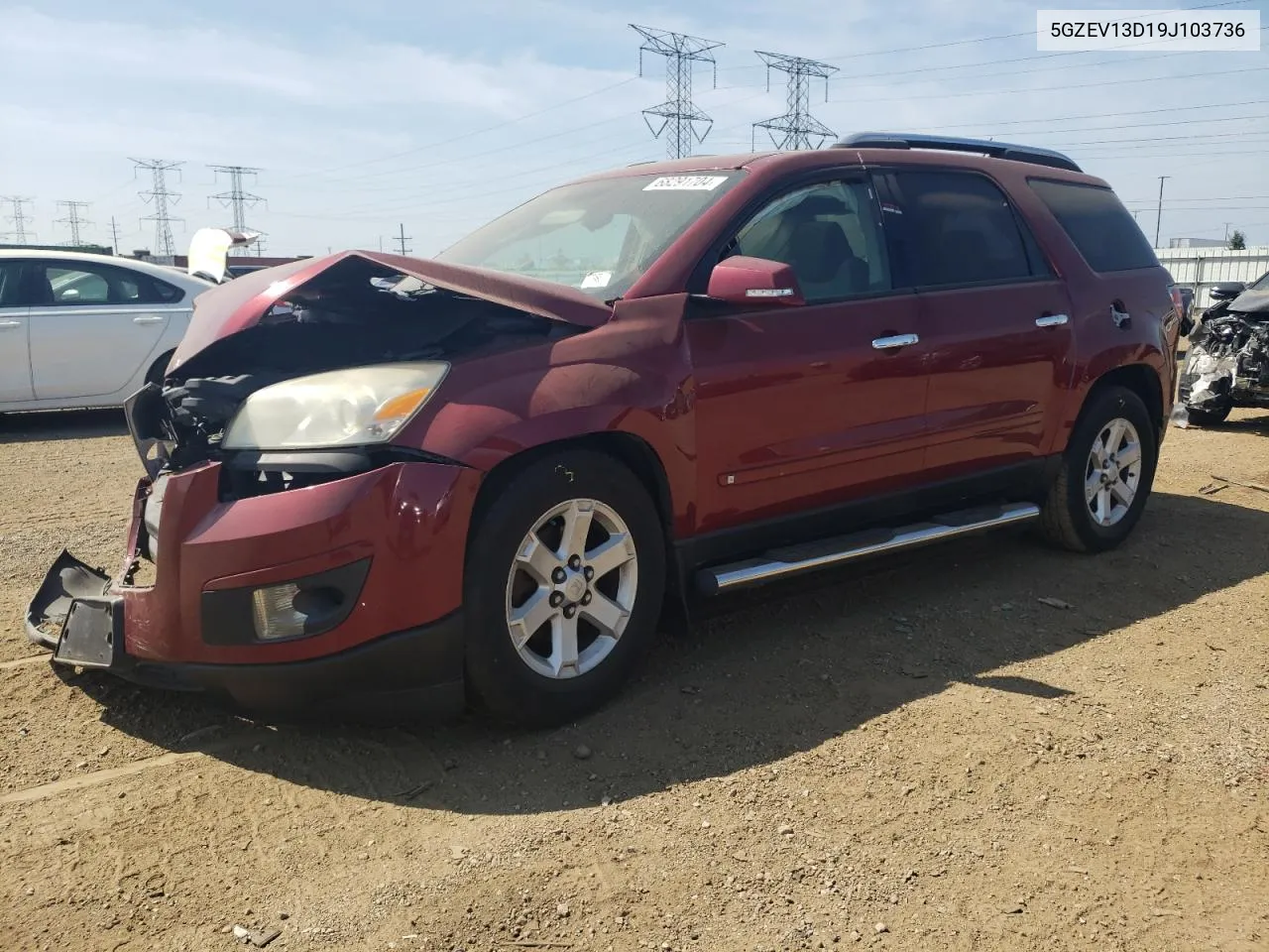 2009 Saturn Outlook Xe VIN: 5GZEV13D19J103736 Lot: 68291704