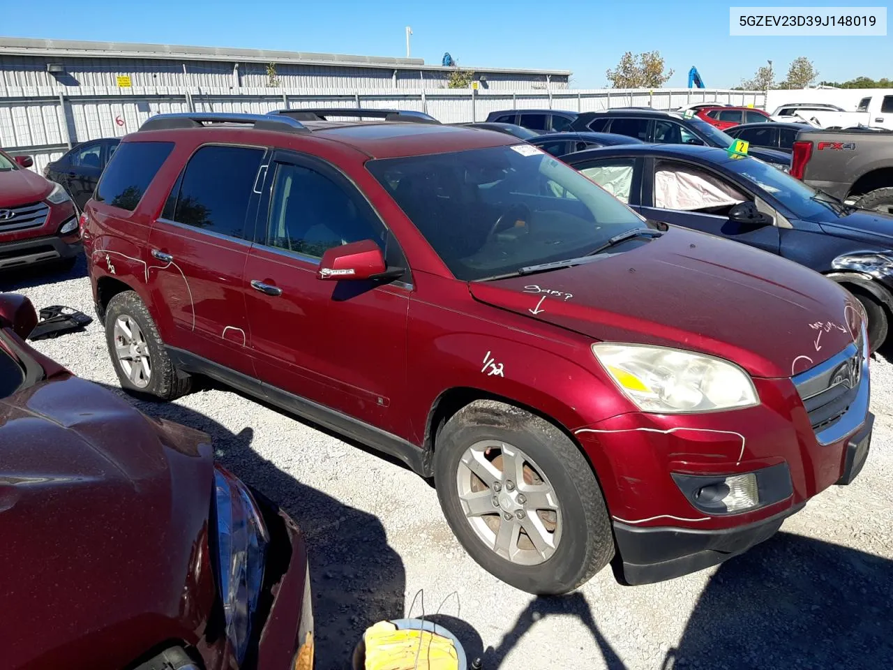 2009 Saturn Outlook Xr VIN: 5GZEV23D39J148019 Lot: 74117334