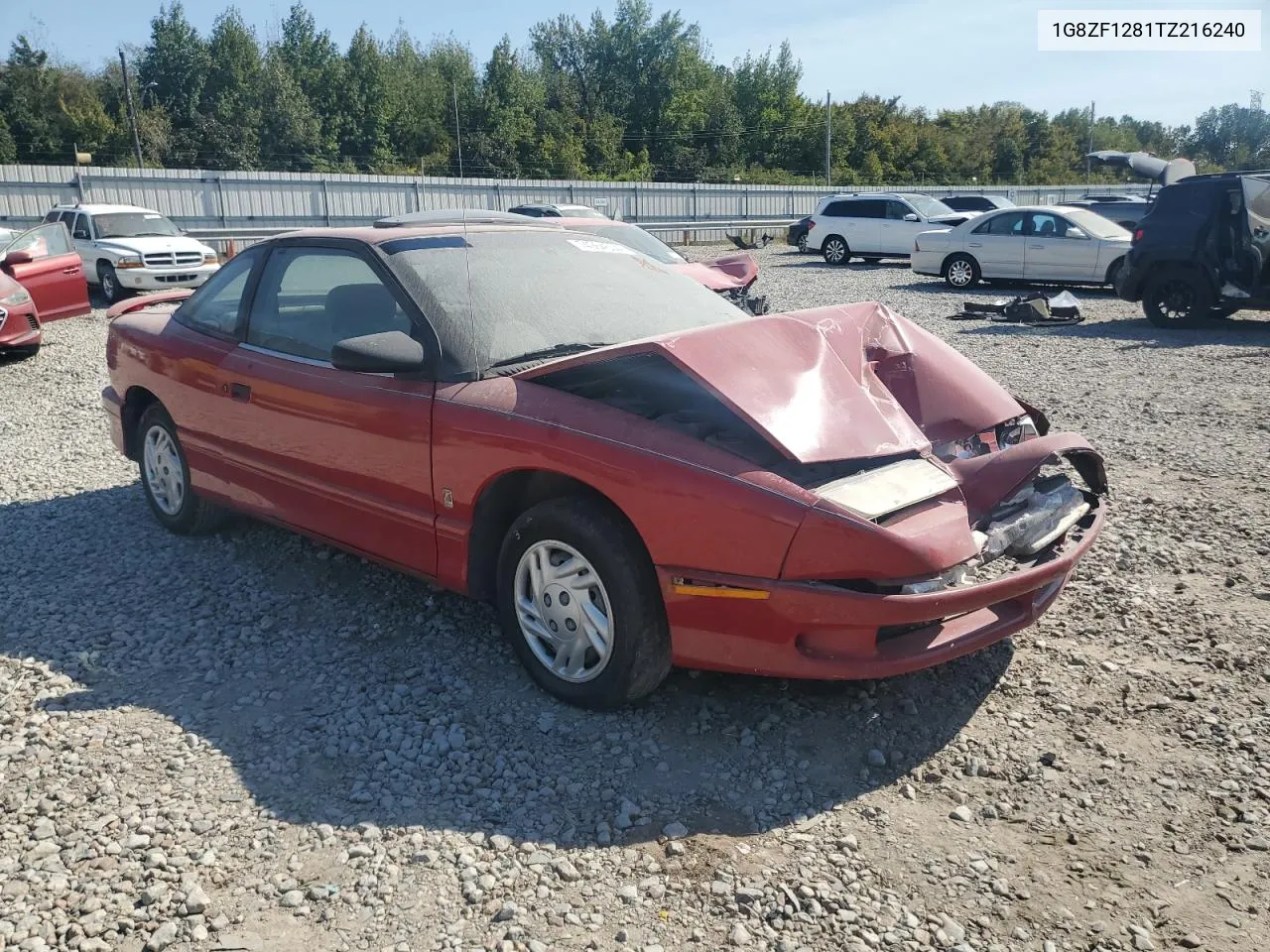 1996 Saturn Sc1 VIN: 1G8ZF1281TZ216240 Lot: 74964504