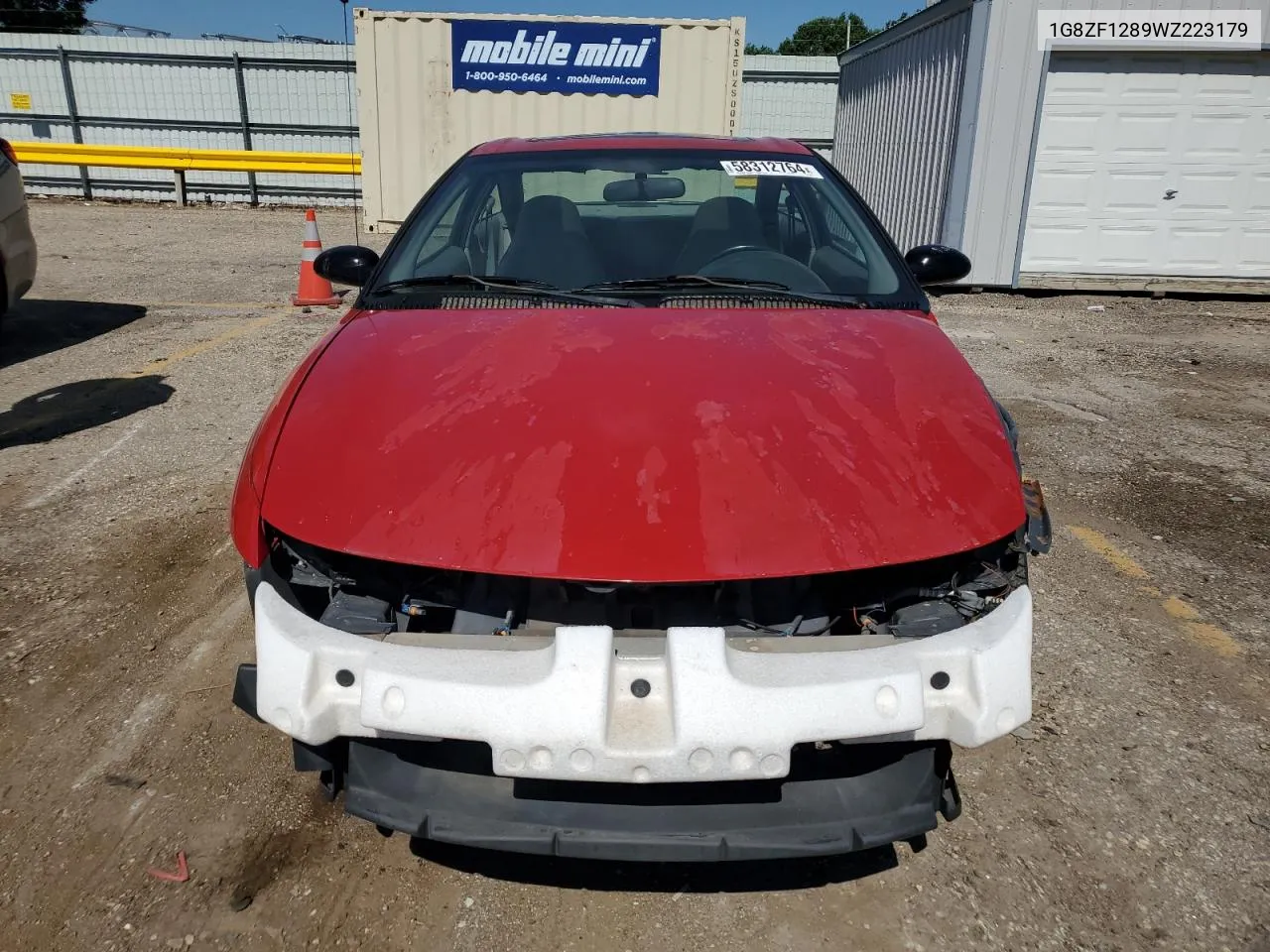 1998 Saturn Sc1 VIN: 1G8ZF1289WZ223179 Lot: 58312764