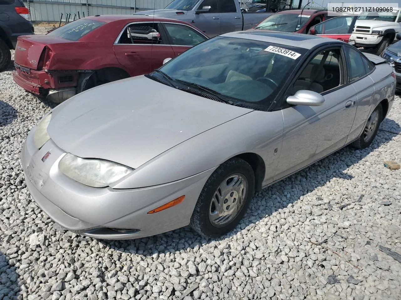 2001 Saturn Sc2 VIN: 1G8ZR12711Z109068 Lot: 72353914