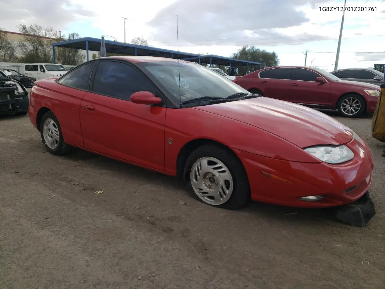 2001 Saturn Sc2 VIN: 1G8ZY12701Z201761 Lot: 76792804