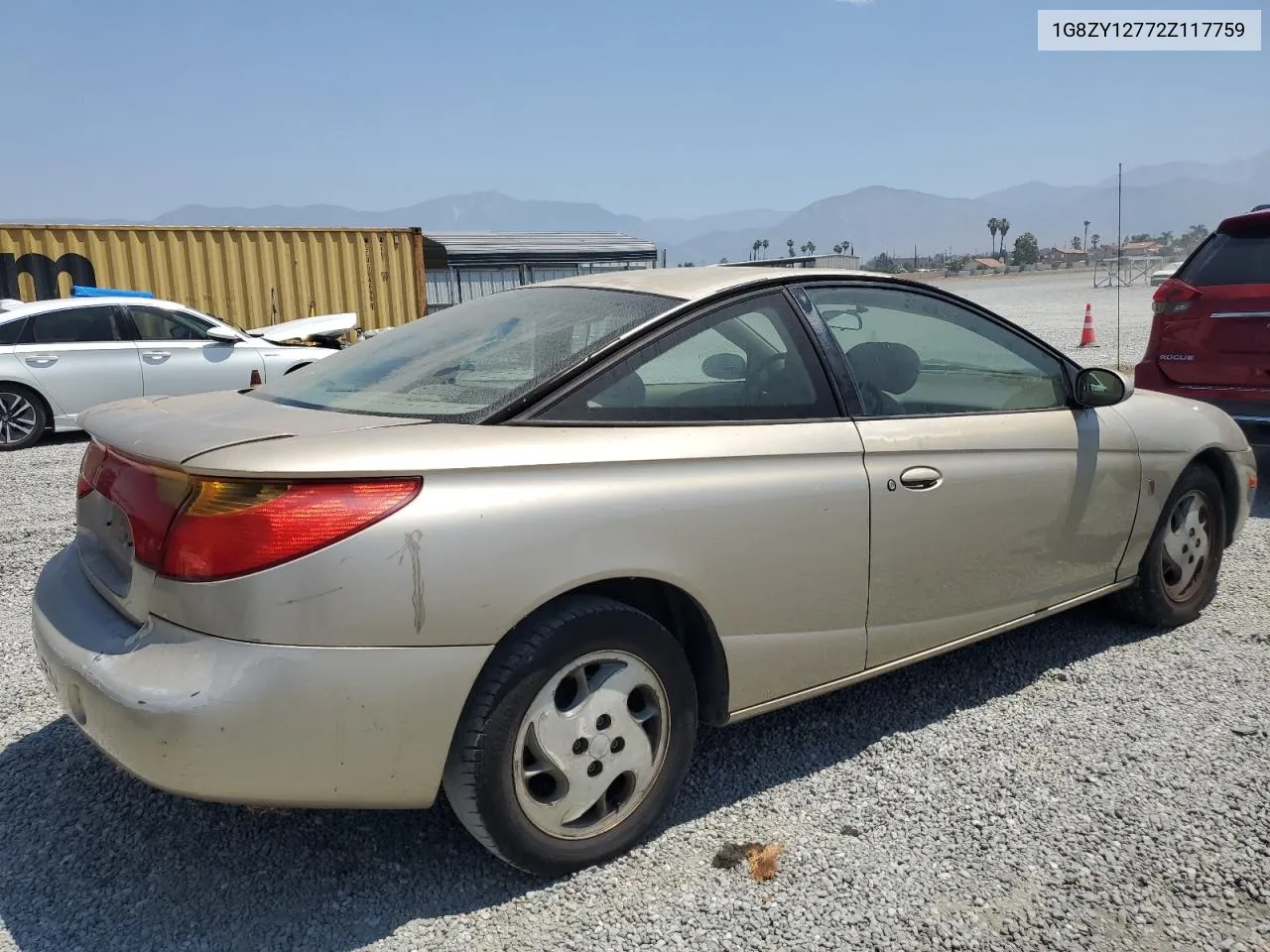 2002 Saturn Sc2 VIN: 1G8ZY12772Z117759 Lot: 62193134