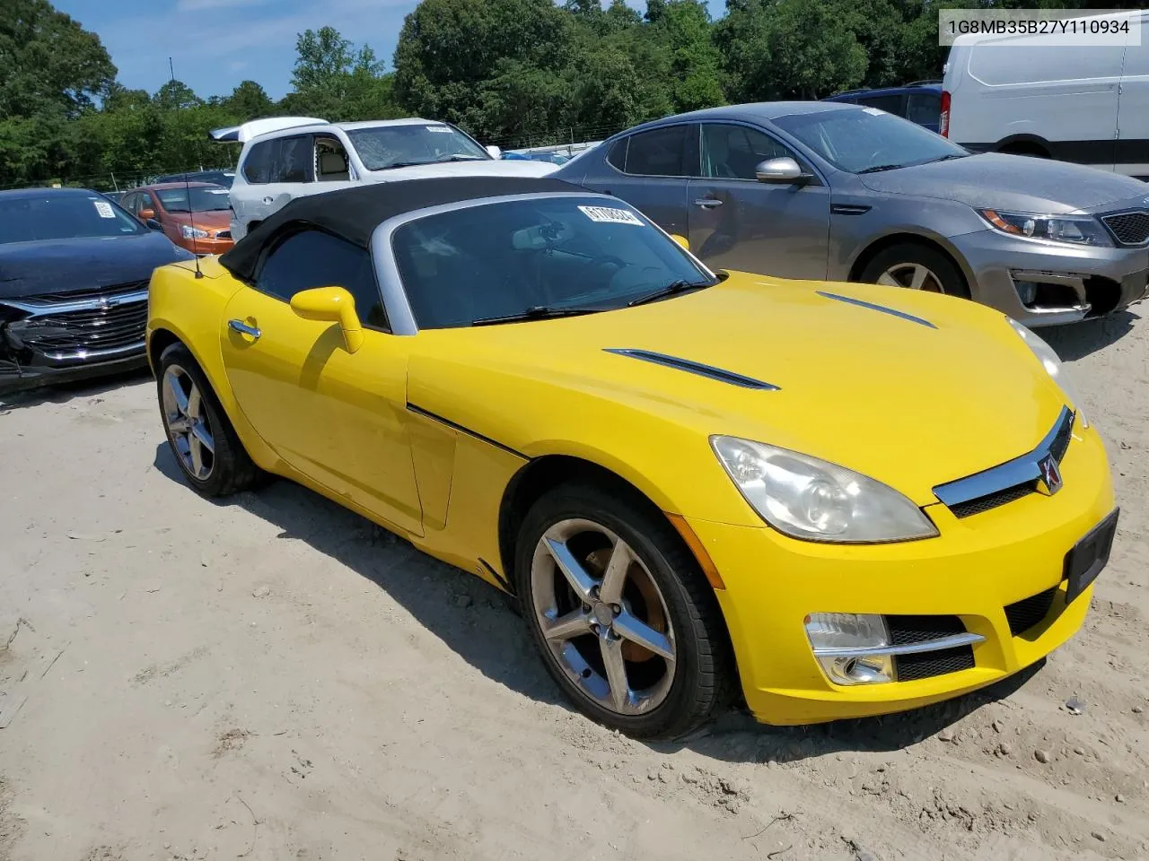 2007 Saturn Sky VIN: 1G8MB35B27Y110934 Lot: 61708324