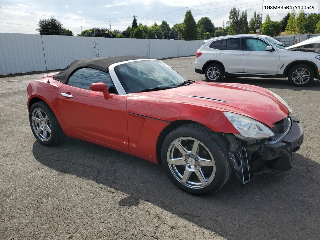 2007 Saturn Sky VIN: 1G8MB35B47Y100549 Lot: 68040564