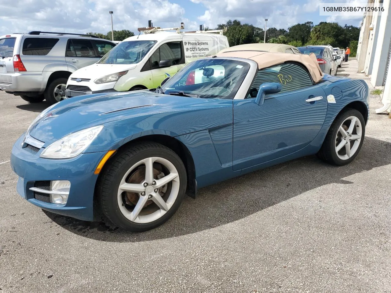 2007 Saturn Sky VIN: 1G8MB35B67Y129616 Lot: 74225194