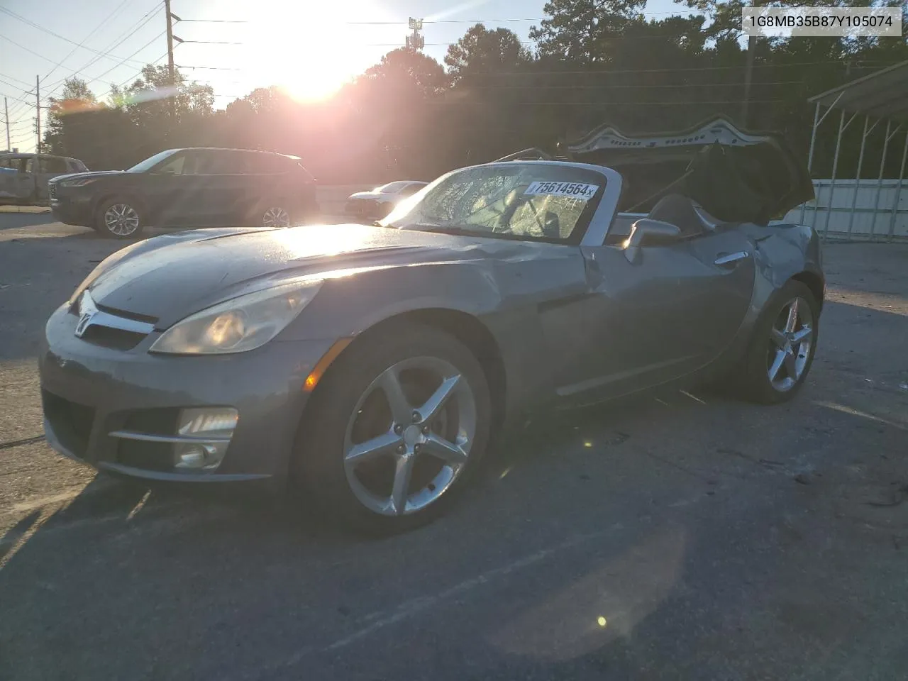 2007 Saturn Sky VIN: 1G8MB35B87Y105074 Lot: 75614564