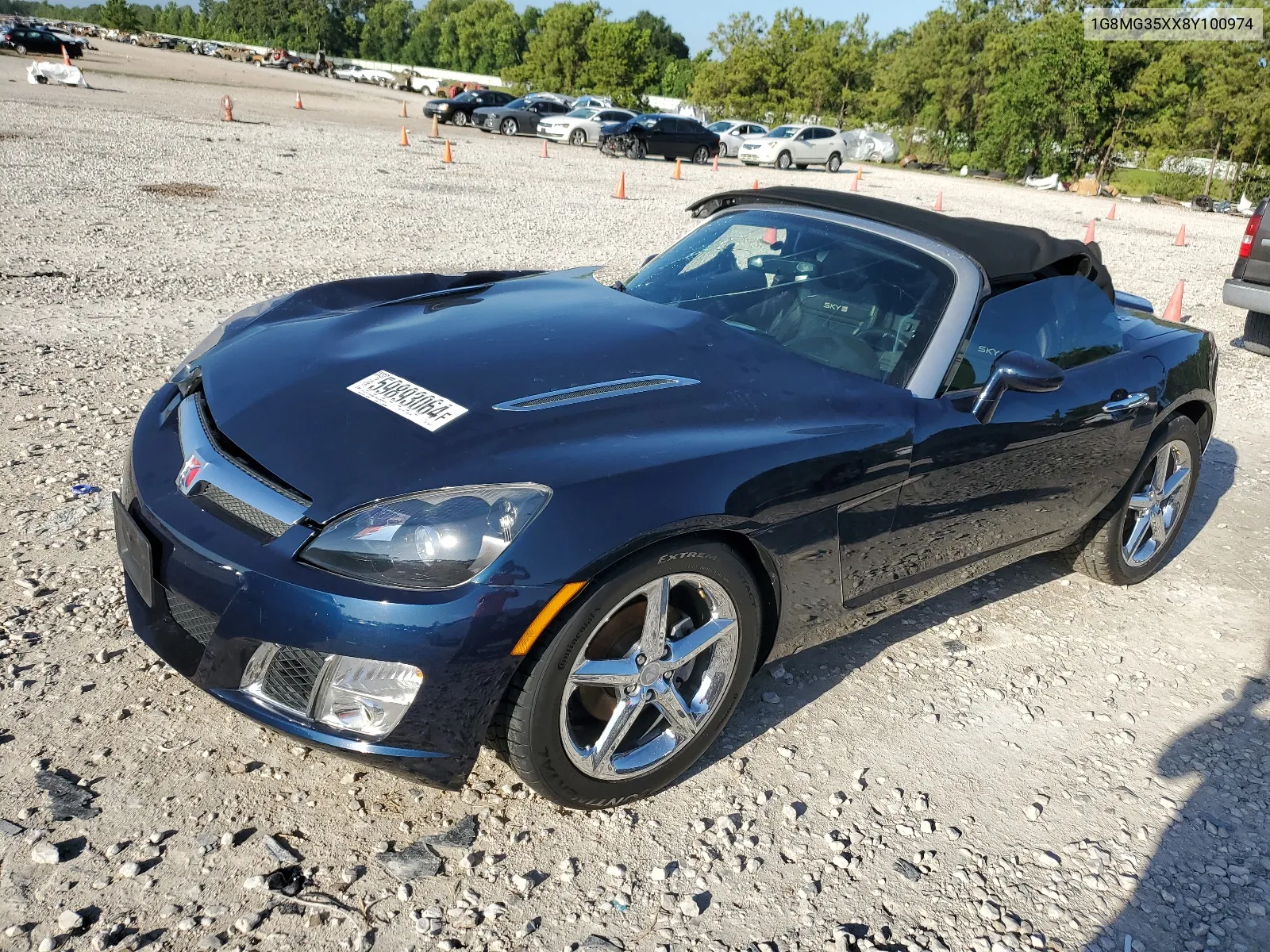 2008 Saturn Sky Redline VIN: 1G8MG35XX8Y100974 Lot: 59893064