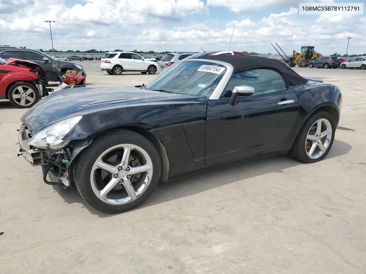 2008 Saturn Sky VIN: 1G8MC35B78Y112791 Lot: 69960154