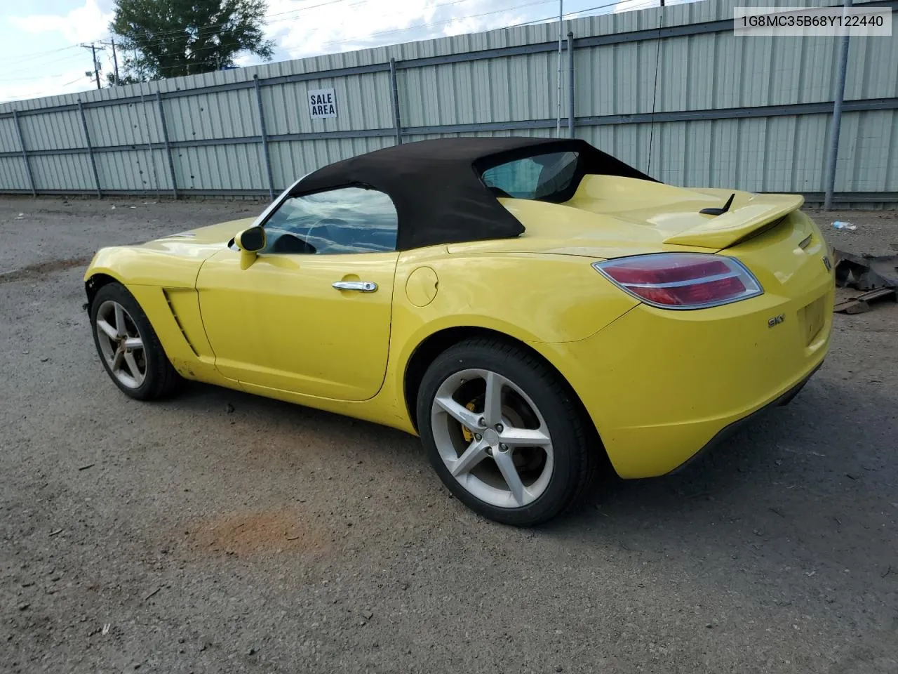 2008 Saturn Sky VIN: 1G8MC35B68Y122440 Lot: 72236274