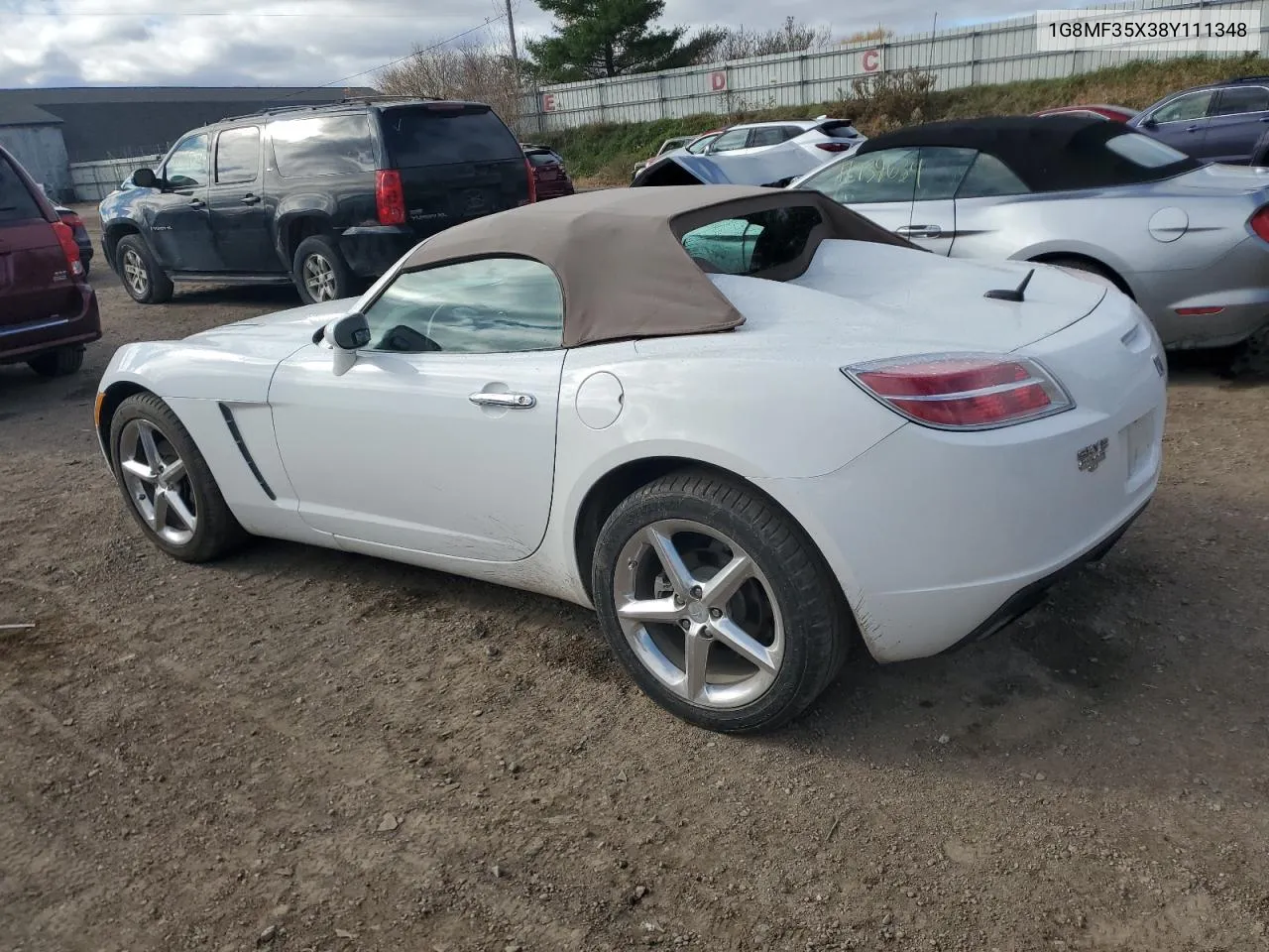 2008 Saturn Sky Redline VIN: 1G8MF35X38Y111348 Lot: 78131884