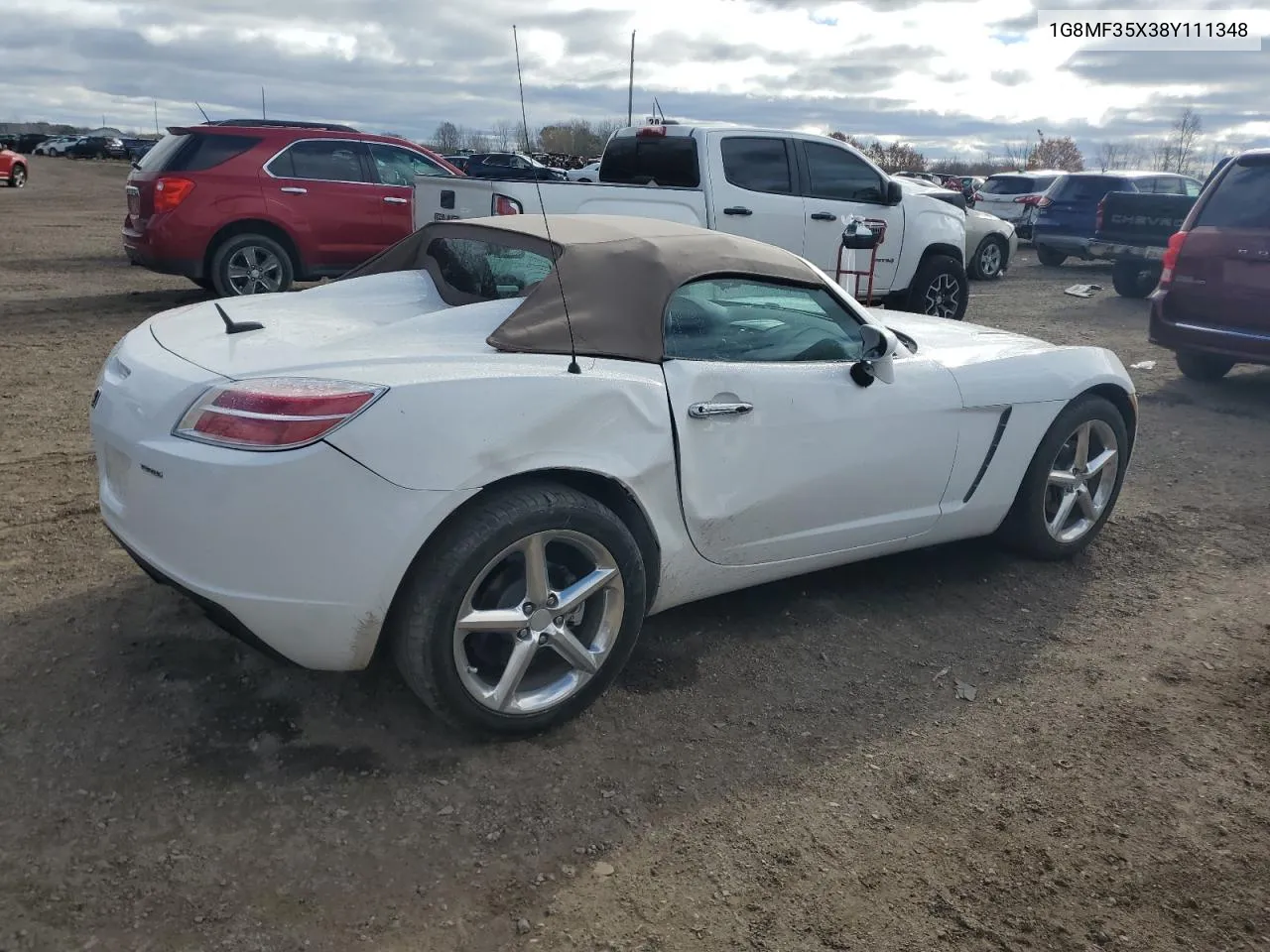 2008 Saturn Sky Redline VIN: 1G8MF35X38Y111348 Lot: 78131884