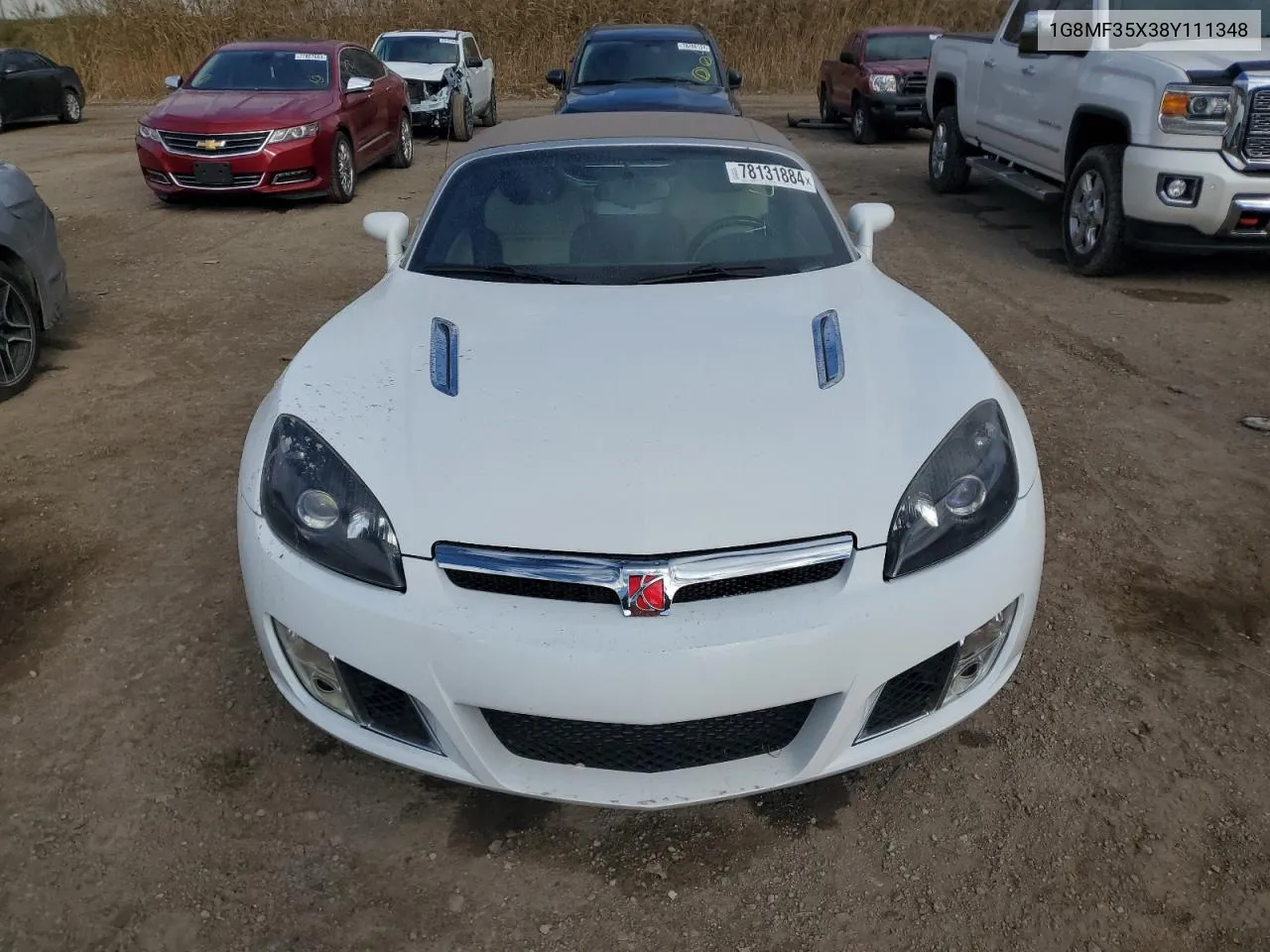 2008 Saturn Sky Redline VIN: 1G8MF35X38Y111348 Lot: 78131884