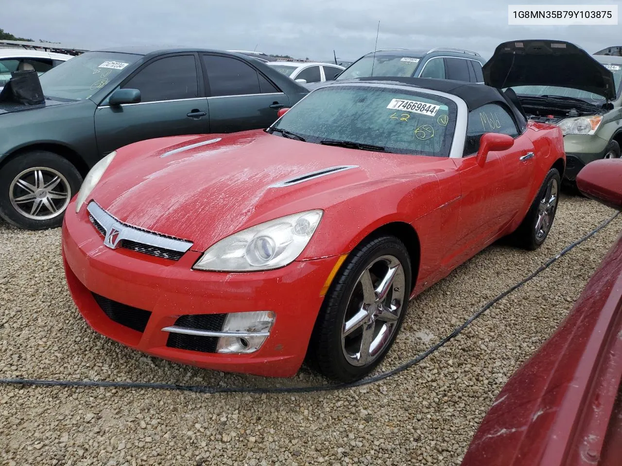 2009 Saturn Sky VIN: 1G8MN35B79Y103875 Lot: 74669844