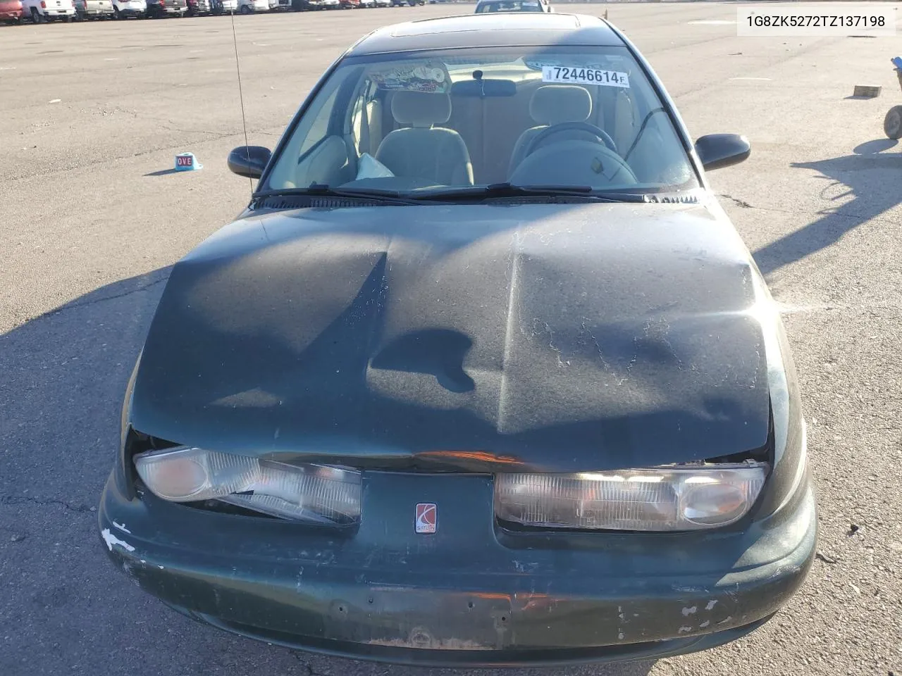 1996 Saturn Sl2 VIN: 1G8ZK5272TZ137198 Lot: 72446614