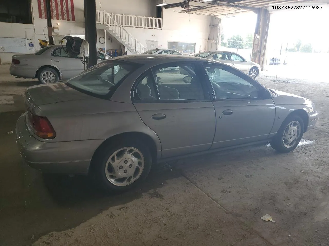 1997 Saturn Sl2 VIN: 1G8ZK5278VZ116987 Lot: 65839724