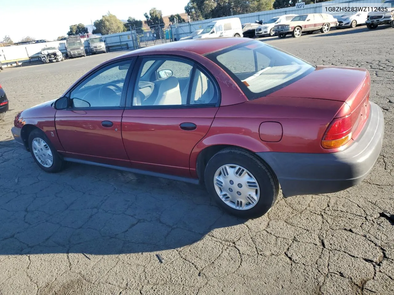 1998 Saturn Sl1 VIN: 1G8ZH5283WZ112435 Lot: 76774074