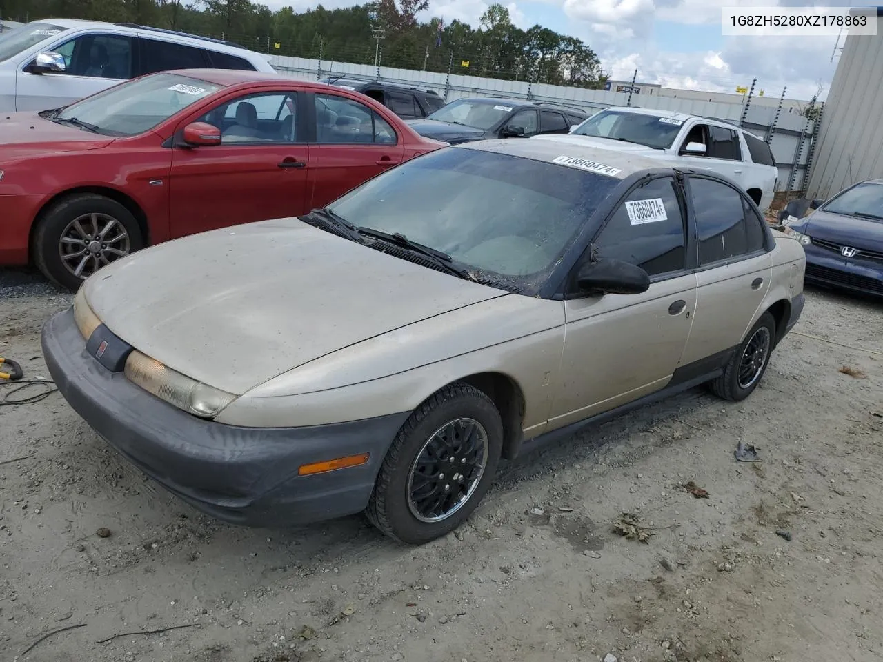 1999 Saturn Sl1 VIN: 1G8ZH5280XZ178863 Lot: 73660474