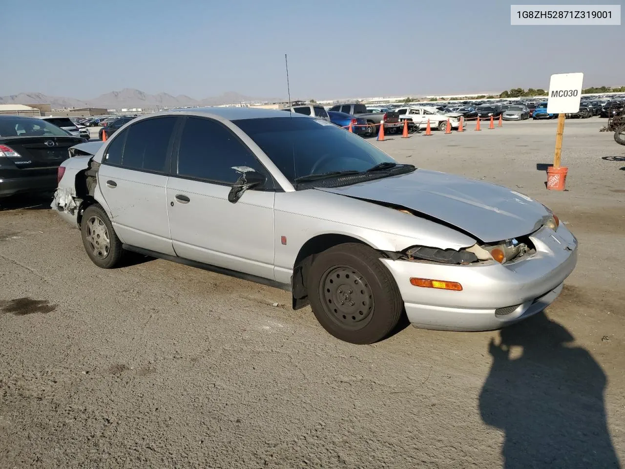 2001 Saturn Sl1 VIN: 1G8ZH52871Z319001 Lot: 71104574