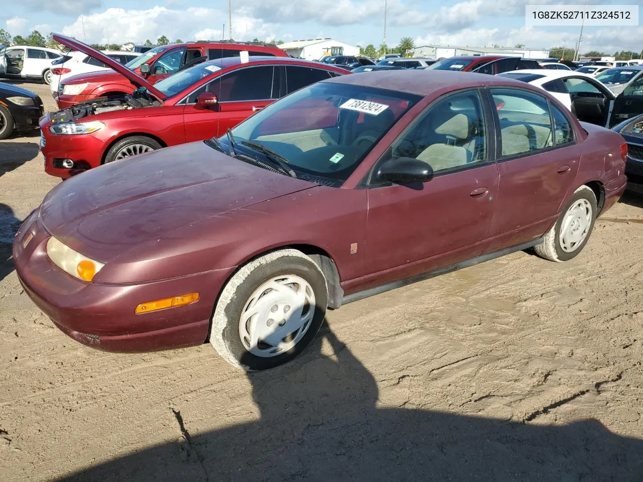 2001 Saturn Sl2 VIN: 1G8ZK52711Z324512 Lot: 73812924